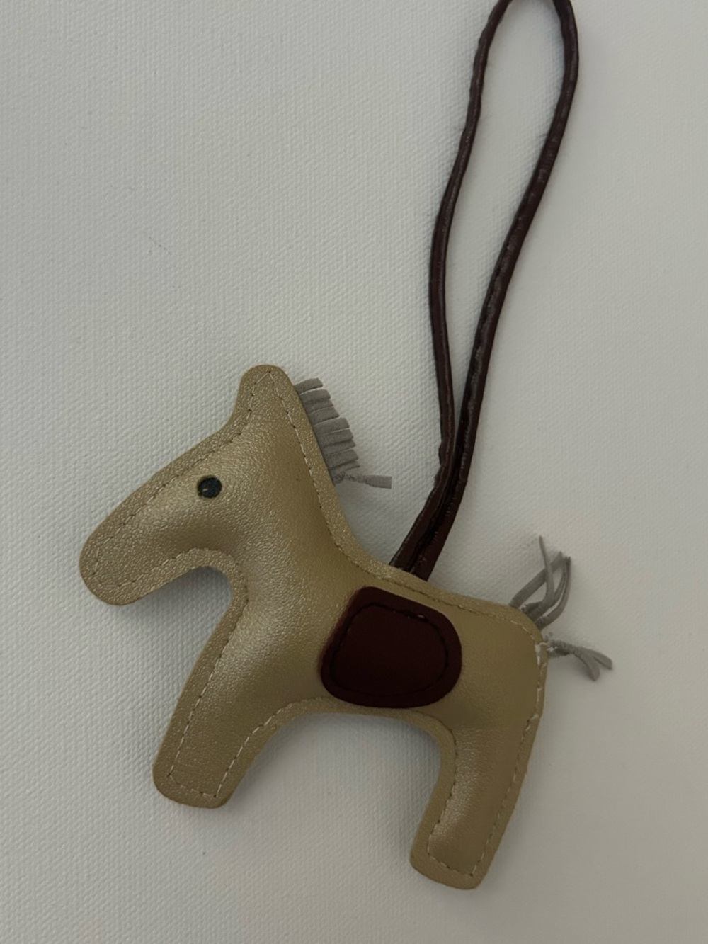 Rodeo Leather Bag Horse Pony Charm